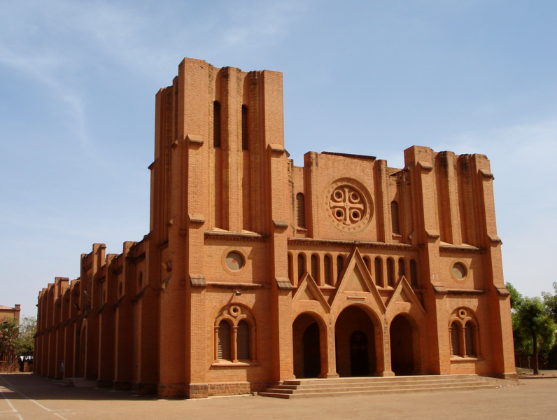 La cathédrale de l'immaculée de Ouagadougou